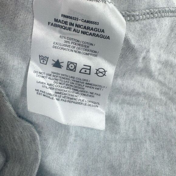 Nike Cubs Tee Dri-Fit T-Shirt Womens 2XL Gray Short Sleeve Crew Neck USA Flag - Picture 6 of 9